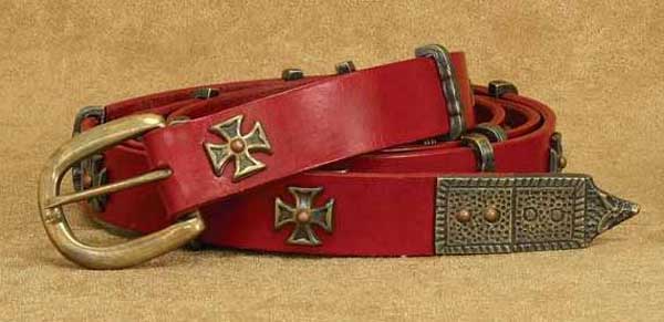 foto Red Medieval Long Thin Belt